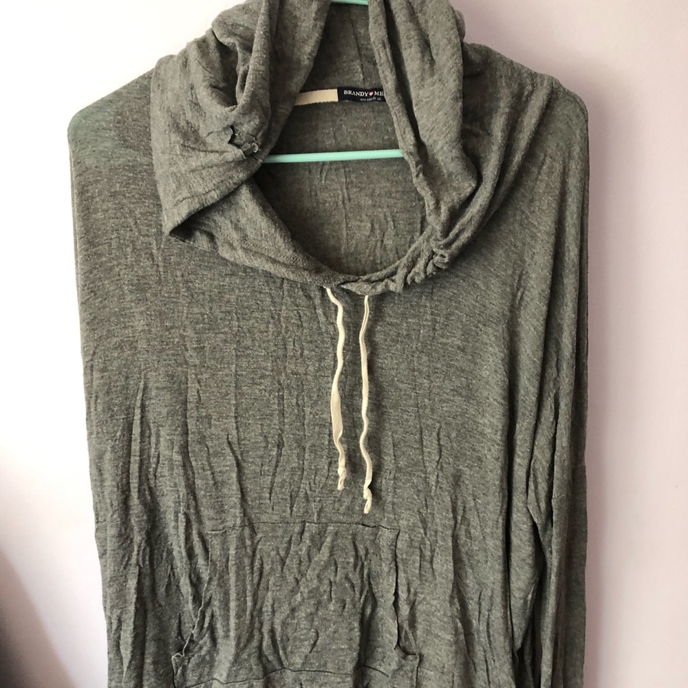 Brandy Melville Grey hoodie